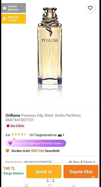 Oriflame ORİJİNAL PARFÜM