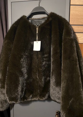 Suni Kürk Bomber Ceket - Görsel 4