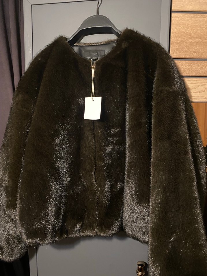 Suni Kürk Bomber Ceket - Görsel 4