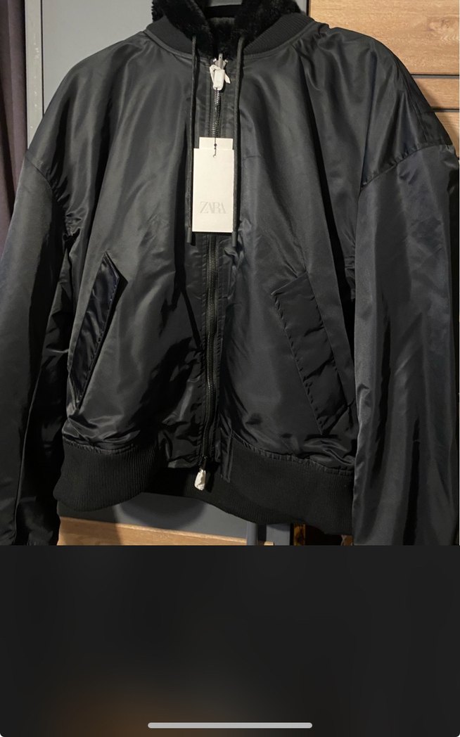 ÇİFT TARAFLI SUNİ YÜN BOMBER CEKET - Görsel 3