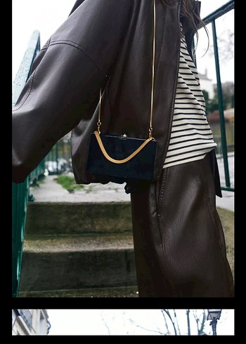 SUNİ DERİ DİK YAKA CEKET - Görsel 3