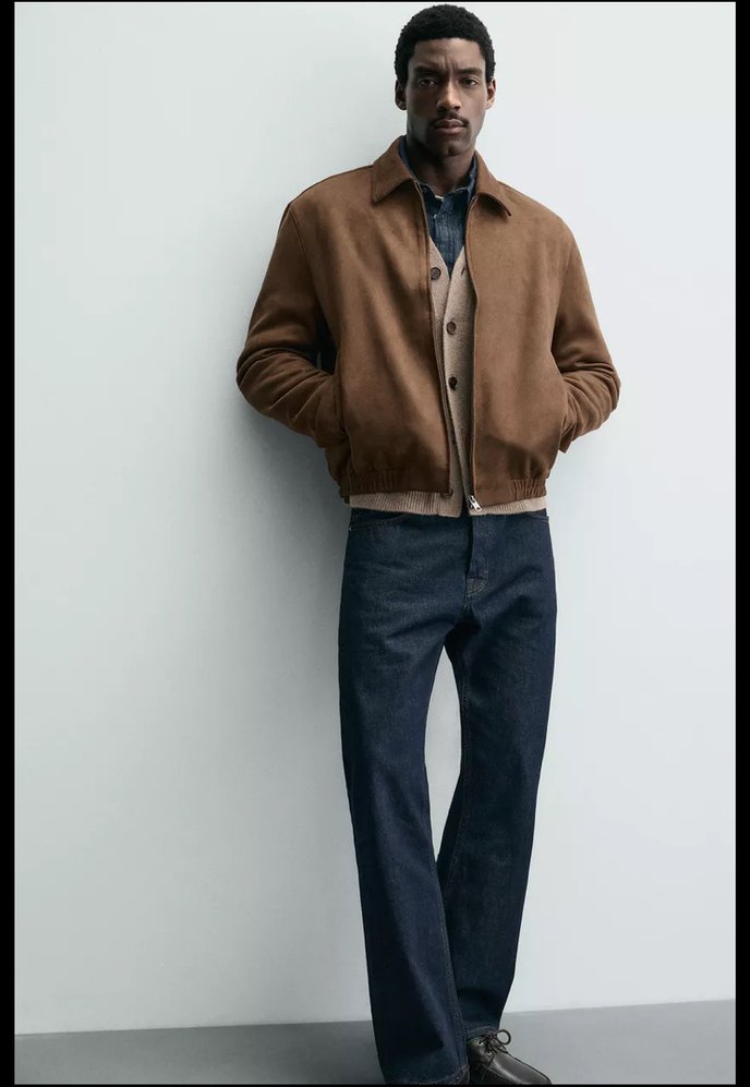 Suni Süet Erkek Ceket - Görsel 3