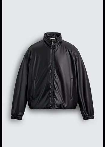 SUNİ DERİ KAPİTONE CEKET - Görsel 3