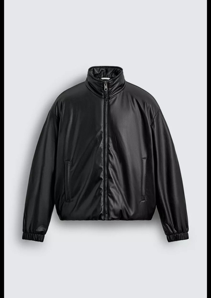 SUNİ DERİ KAPİTONE CEKET - Görsel 3