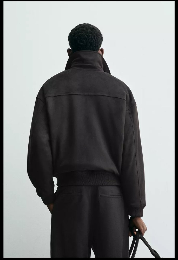 SUNİ SÜET KAPITONE CEKET - Görsel 2