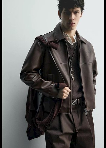 SUNİ DERİ CEKET - Görsel 3