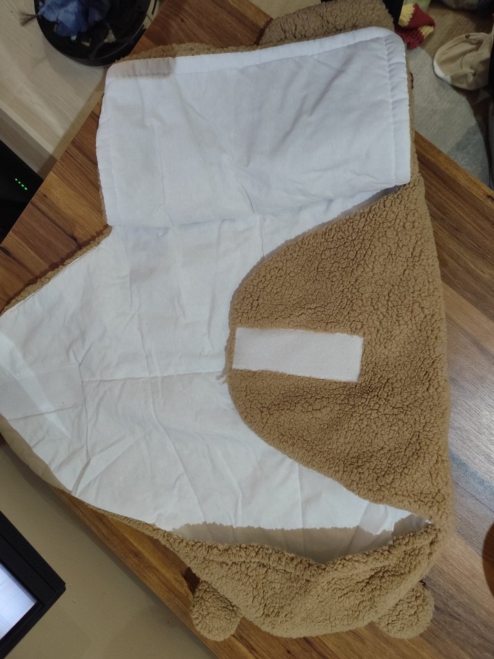 Kahverengi Bebek Battaniyesi Kulaklı - Görsel 3