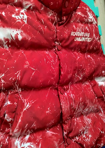 Kırmızı Bağlamalı Desenli Düğmeli Erkek Yelek - Görsel 3