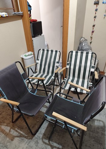 yetişkin Katlanabilir Sandalye Seti - Görsel 2