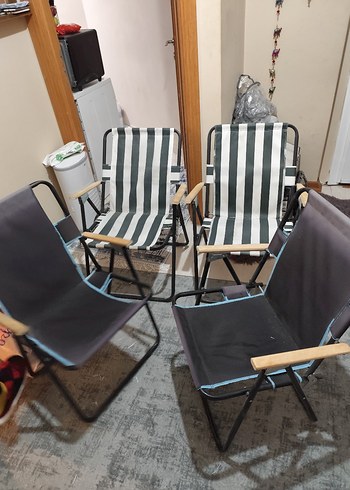 yetişkin Katlanabilir Sandalye Seti - Görsel 4