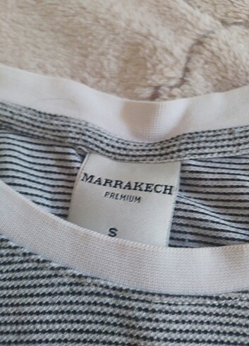 Diğer Marrakech çizgili oversize erkek tshirt 