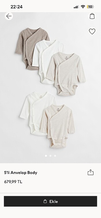 H&M Anvelop Body 2-4 ay