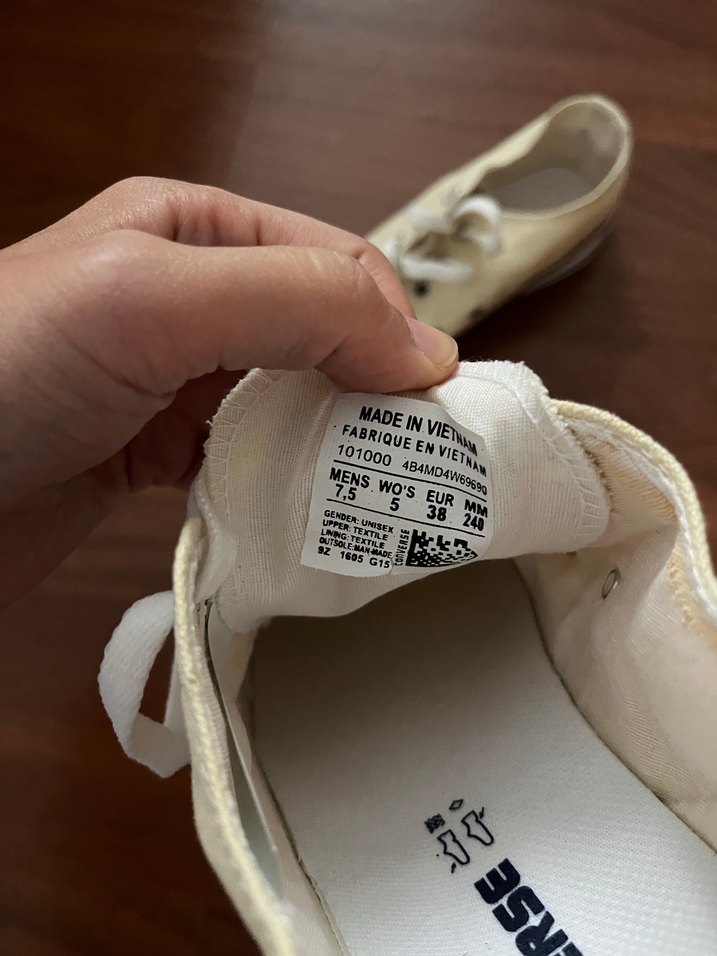 Converse 38 numara ayakkabı, hiç kullanılmadı - Görsel 2