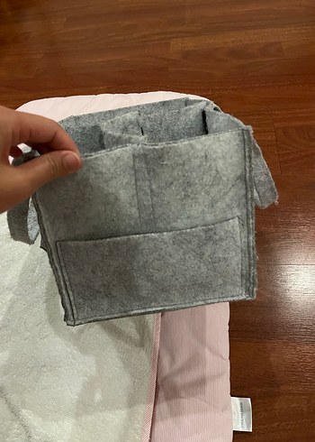 English home alt açma minderi ve düzenleyici keçe çanta - Görsel 3