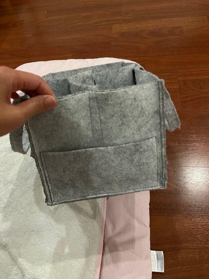 English home alt açma minderi ve düzenleyici keçe çanta - Görsel 3