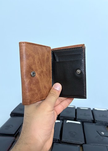 Kahverengi Erkek Minimalist Cüzdan - Görsel 2