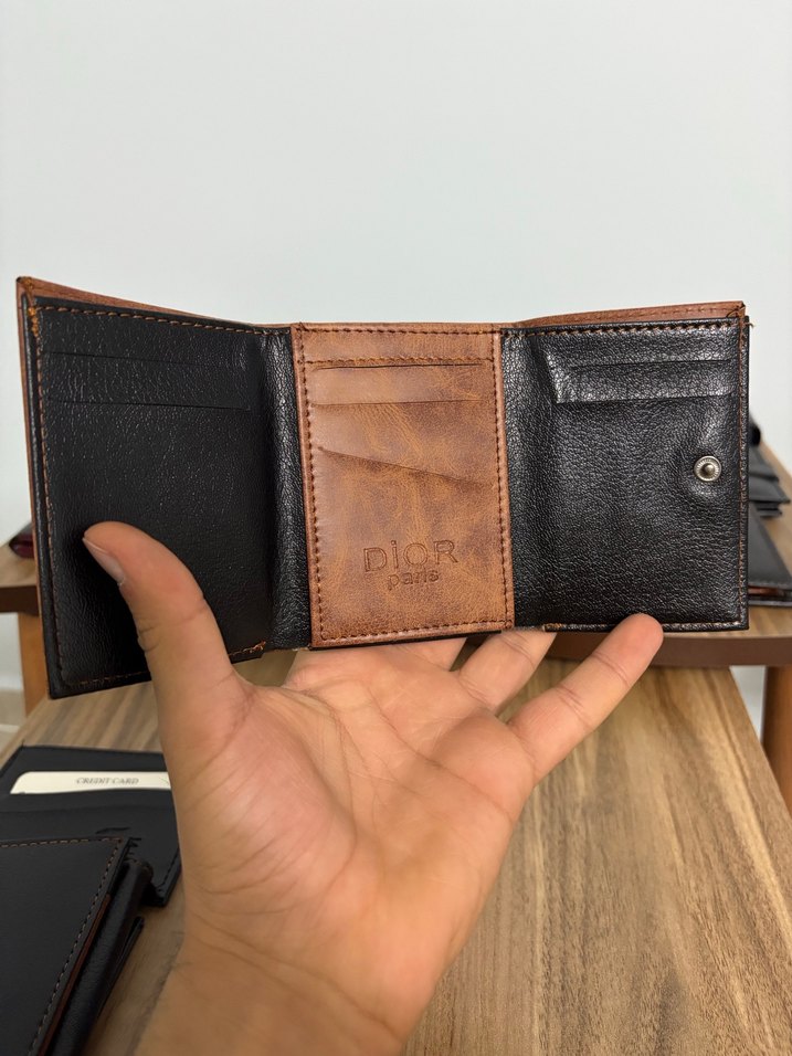 Kahverengi Erkek Minimalist Cüzdan - Görsel 3