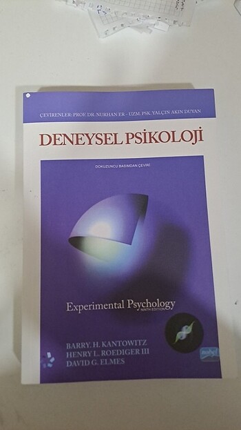 Deneysel Psikoloji 