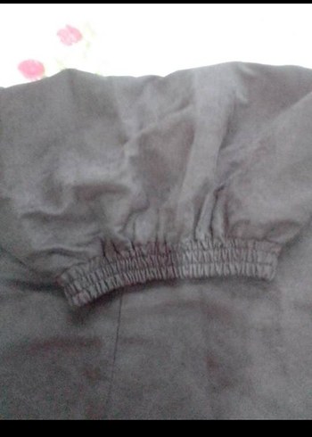 Siyah süet görünümlü etek - Görsel 4