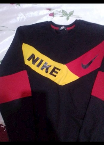 Nike Siyah Renkli Baskılı Erkek Sweatshirt - Görsel 4