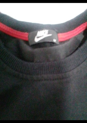 Nike Siyah Renkli Baskılı Erkek Sweatshirt - Görsel 2
