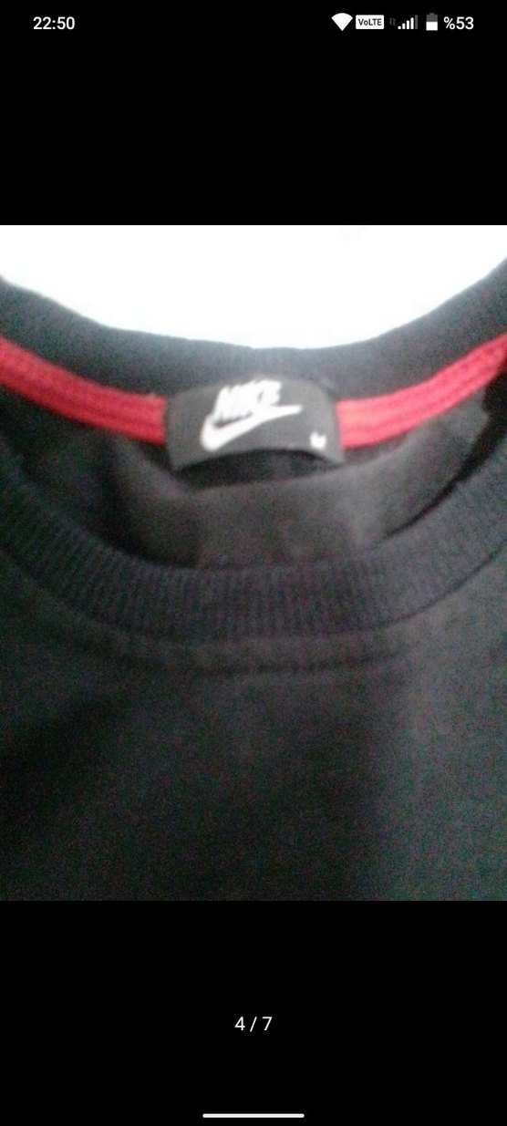 Nike Siyah Renkli Baskılı Erkek Sweatshirt - Görsel 2