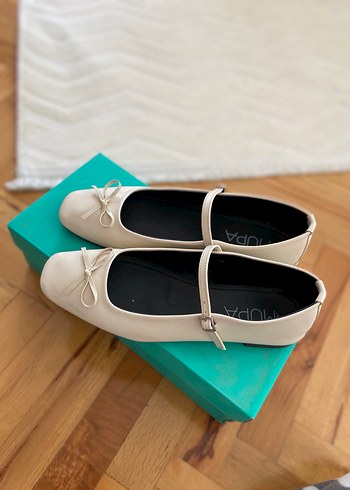 Bej-ekru deri babet - Görsel 6