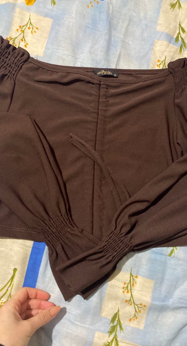 Kahverengi Bluz - Görsel 2