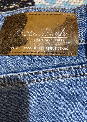 Kadın Mavi Mini Kot Şort - Görsel 5