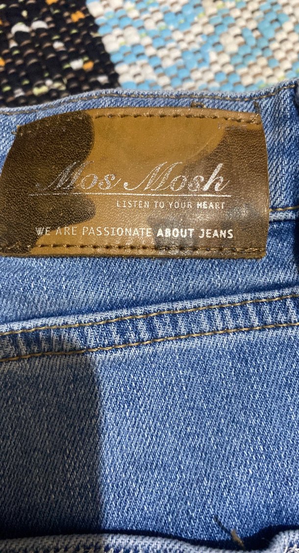 Kadın Mavi Mini Kot Şort - Görsel 5