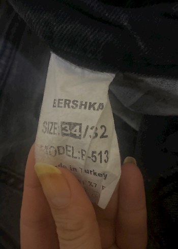 Düğmeli Siyah Erkek Kot Pantolon - Görsel 3