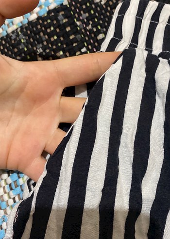 Zebra Desenli Kadın Mini şort - Görsel 2