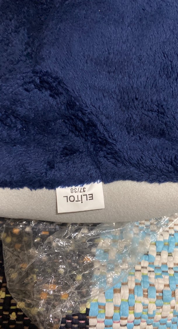 Erkek Çocuk Lacivert Sıcak Ev Terliği - Görsel 2