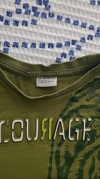 5 Yaş Beden haki Renk Lcw tshirt