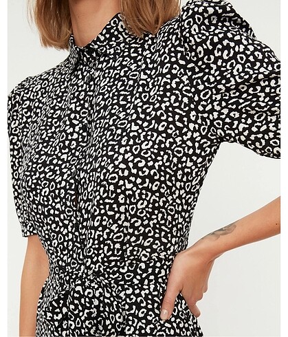 Trendyol & Milla Çiçekli Gömlek Elbise