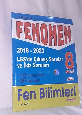 2018-2023 LGS Fen Bilimleri çıkmış sorular kitabı İLK ÜNİTE (32 