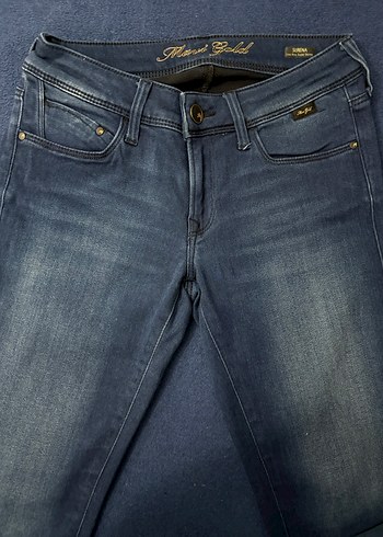 Kadın Lacivert Denim Regular Fit Kot Pantolon - Görsel 2