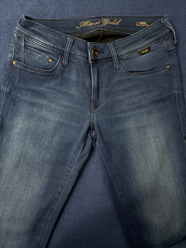 Kadın Lacivert Denim Regular Fit Kot Pantolon - Görsel 2