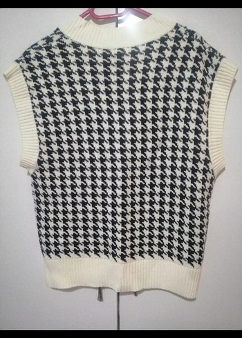 Boğazlı Kısa Örgü Süveter - Görsel 3