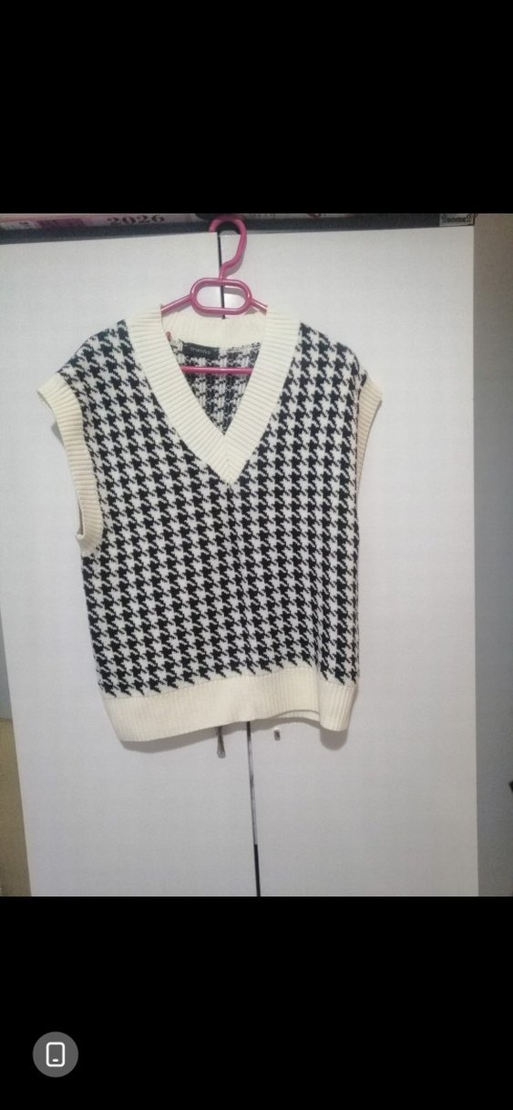 Boğazlı Kısa Örgü Süveter - Görsel 2