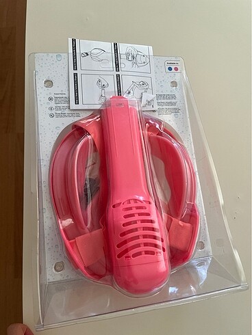 çocuklar şhorkel maskesi tam yüz - Görsel 2