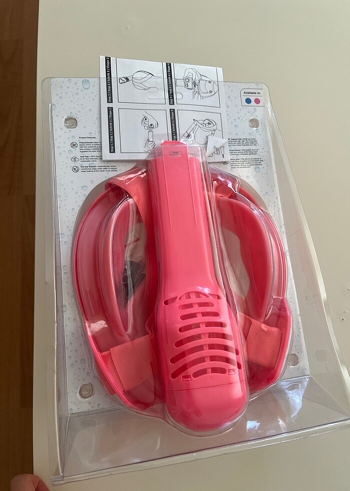 çocuklar şhorkel maskesi tam yüz - Görsel 2