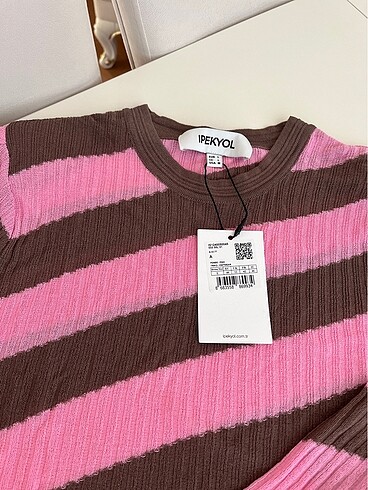 ipekyol vatkalı triko bluz - Görsel 3