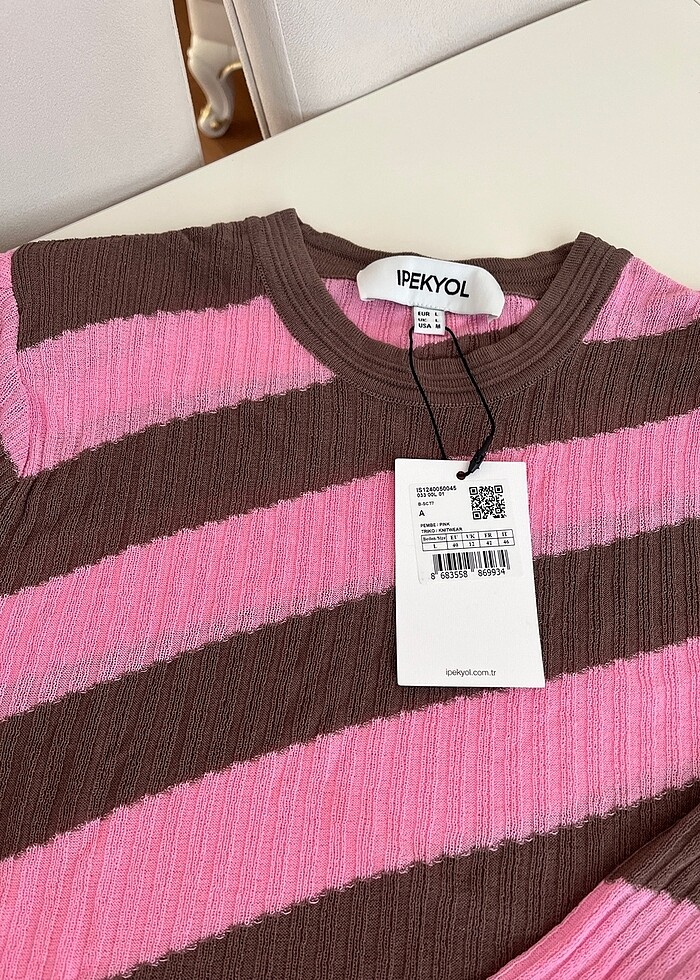 ipekyol vatkalı triko bluz - Görsel 3
