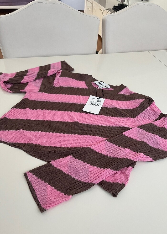 ipekyol vatkalı triko bluz - Görsel 2