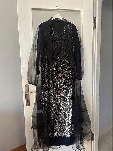 Tesettür abiye elbise - Görsel 2