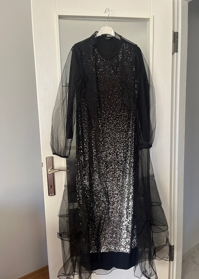 Tesettür abiye elbise - Görsel 2