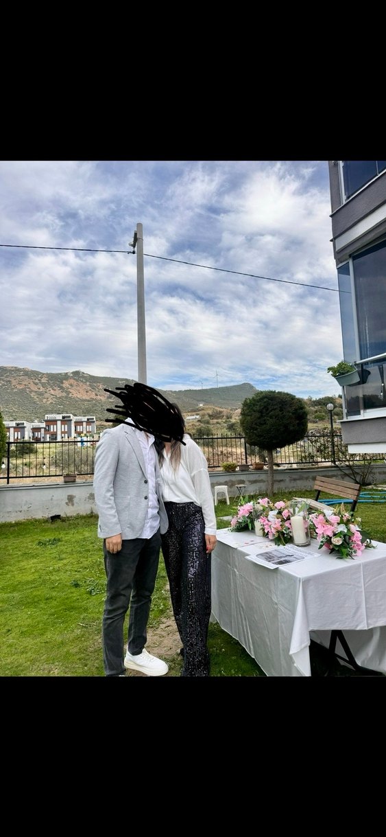 Siyah Parlak Uzun Kadın Pantolon - Görsel 2