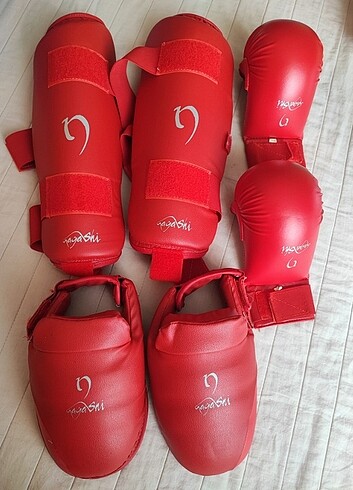 Karate koruma ayak kaval ellik kırmızı
