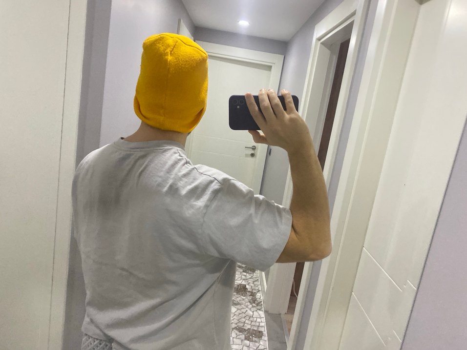 Turuncu Şık Bere - Görsel 3